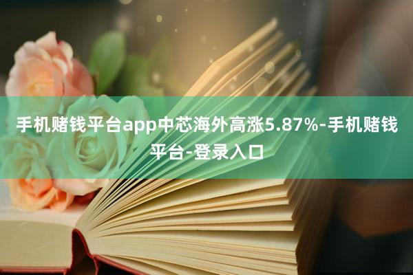 手机赌钱平台app中芯海外高涨5.87%-手机赌钱平台-登录入口