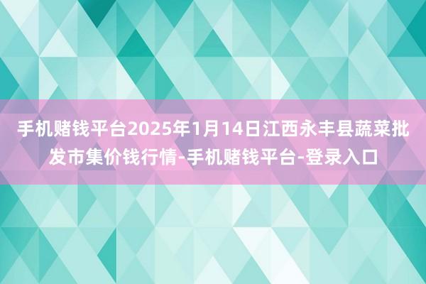手机赌钱平台2025年1月14日江西永丰县蔬菜批发市集价钱行情-手机赌钱平台-登录入口